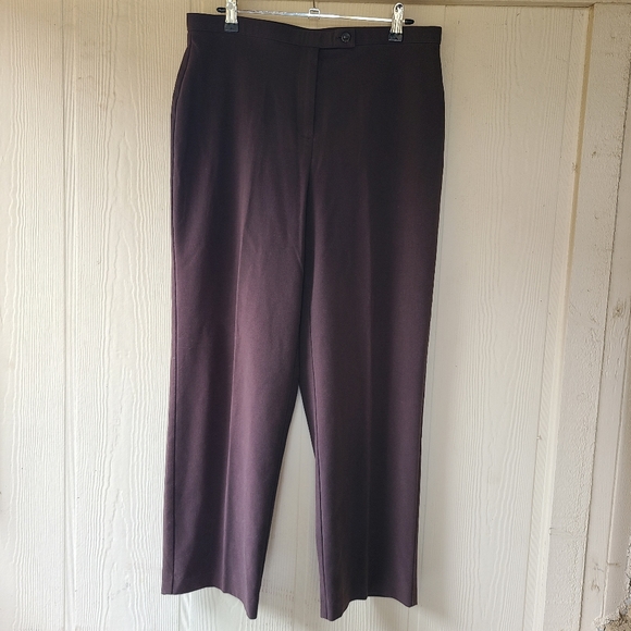 JM Collection Brown Dress Pants Size 10 Petite - Picture 1 of 10